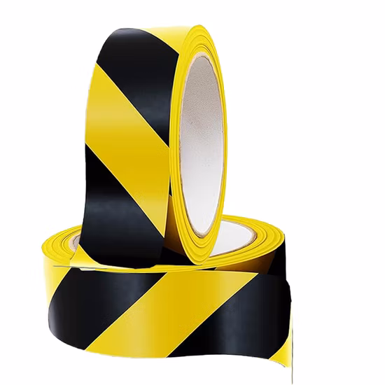 Cinta adhesiva de advertencia de piso de cinta de marcado de piso de PVC para marcado de piso público de estacionamiento